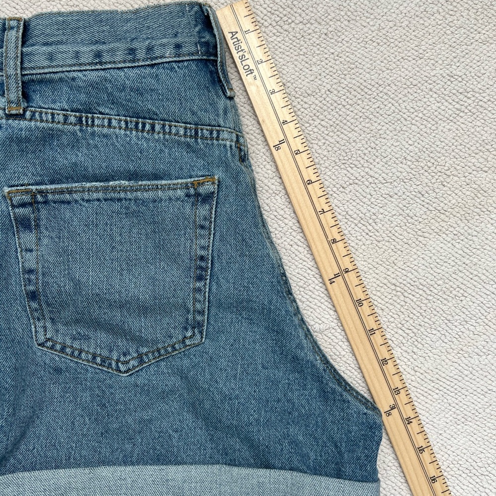 URBAN OUTFITTERS BDG BLUE JEANS SHORTS MOM HIGH WAISTED VINTAGE STYLE Size: 27 - Picture 12 of 16